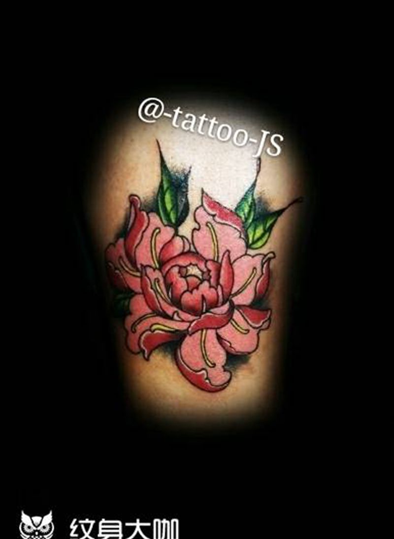 peonyn纹身图片
