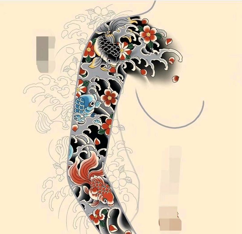 花臂纹身图片_手臂纹身图案