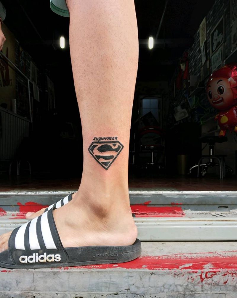 超人纹身图片