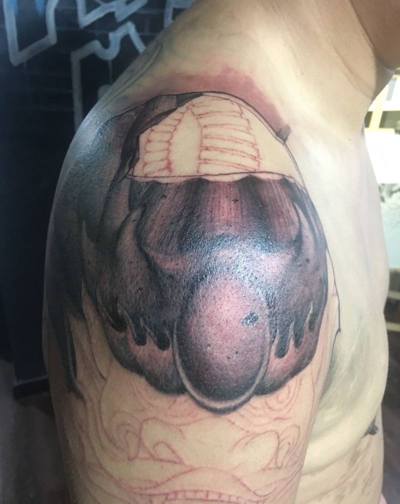 石雕机械臂纹身图片