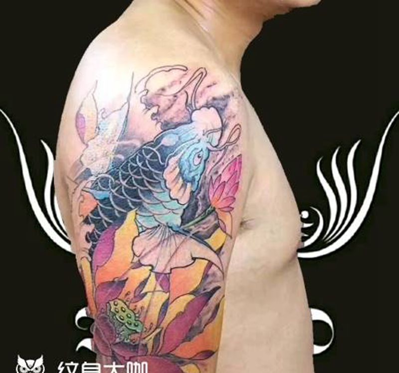 锦鲤纹身图片