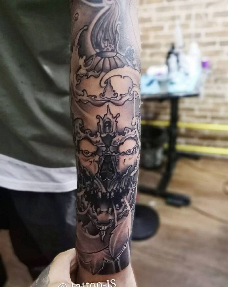 嘎巴拉纹身图片