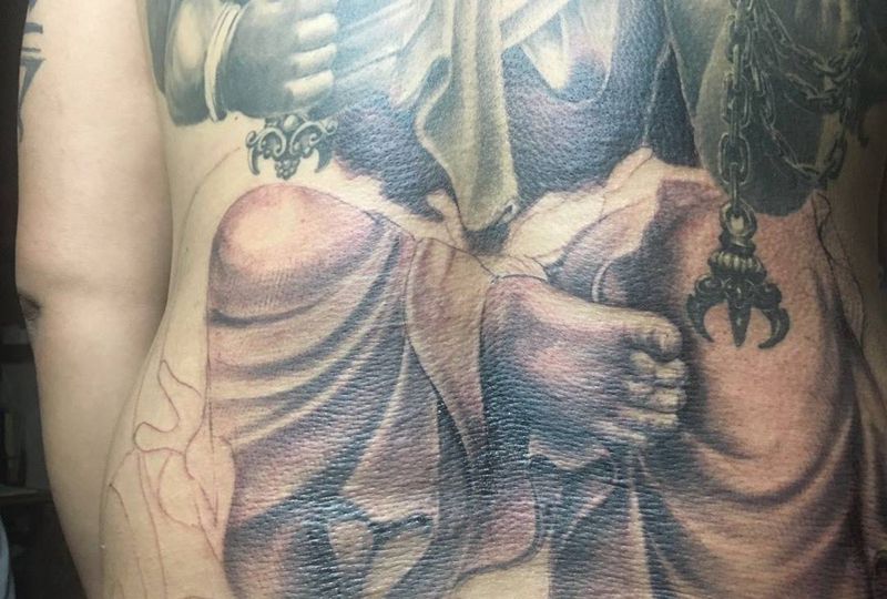 补发一下纹身图片