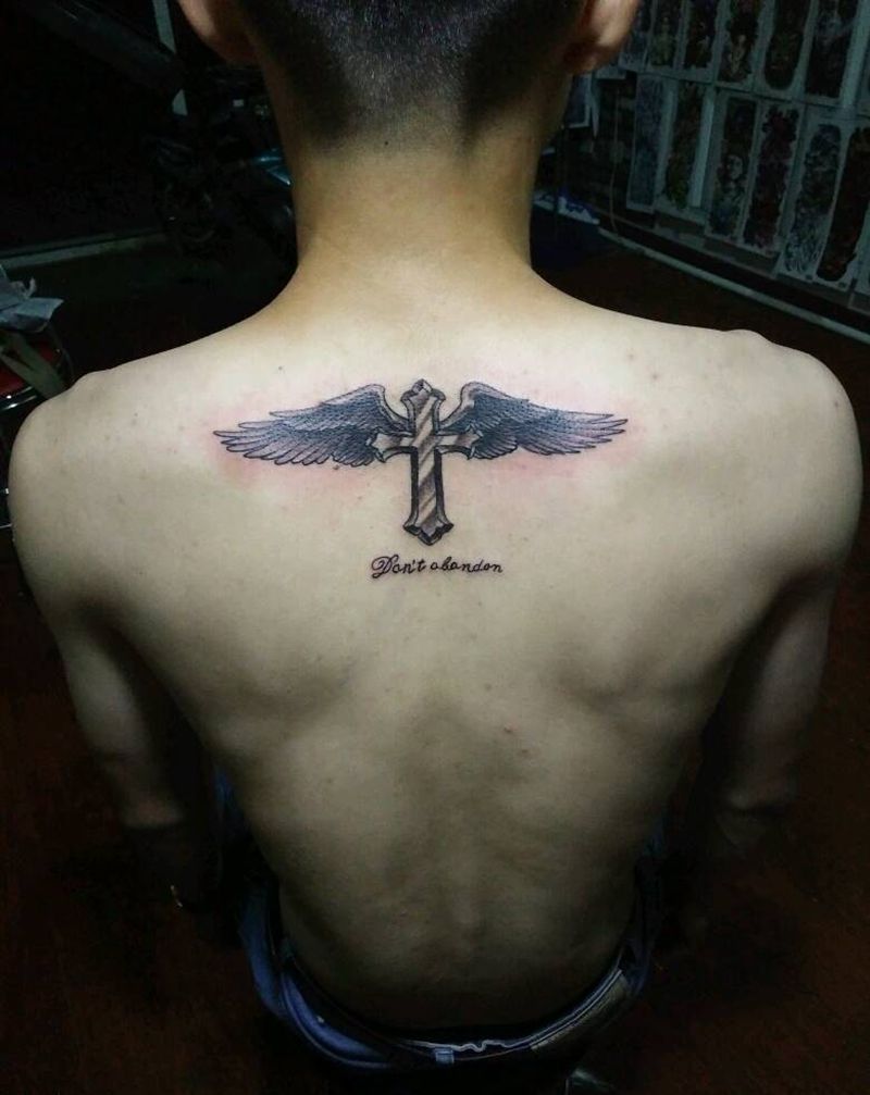 天使之翼纹身图片