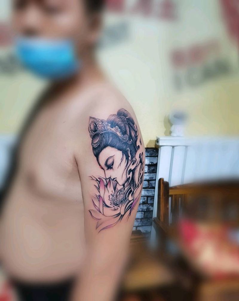 中国风纹身图片_手臂纹身图案