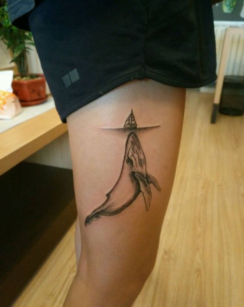 鲸鱼纹身图片
