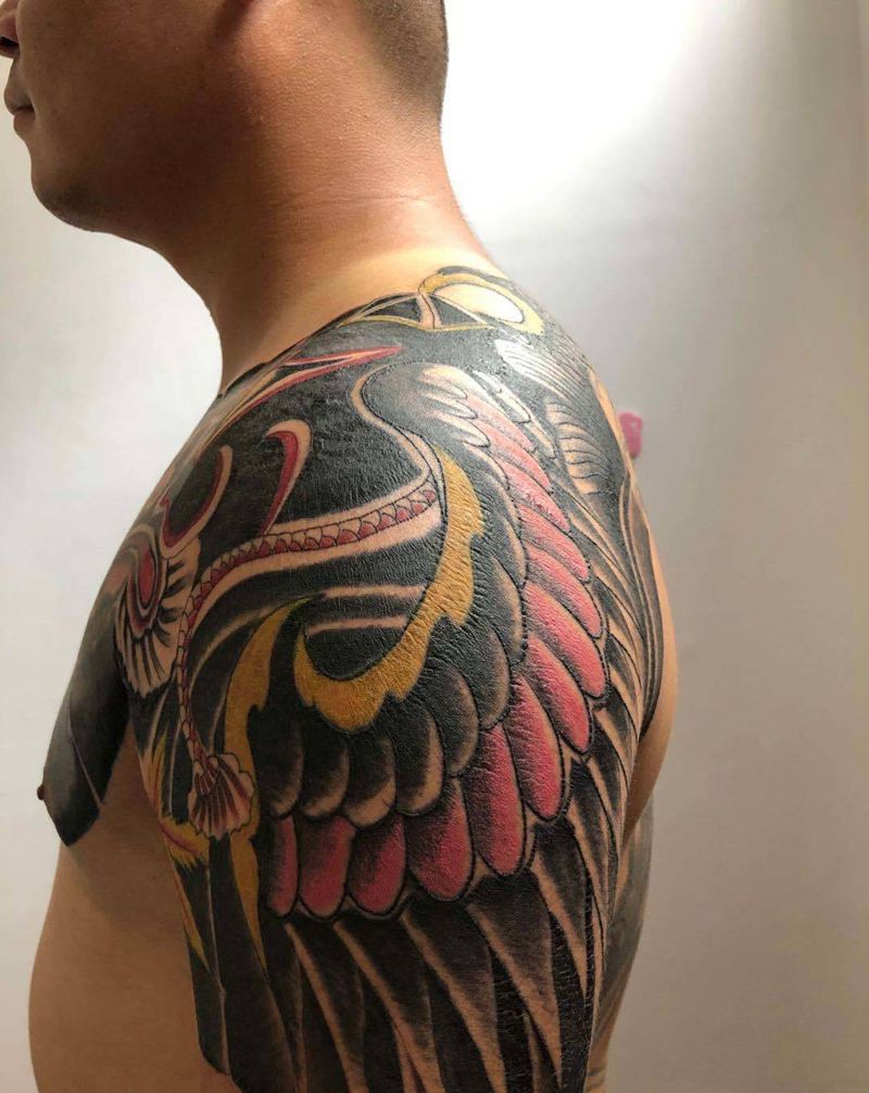 半甲纹身图片_手臂肩部纹身图案