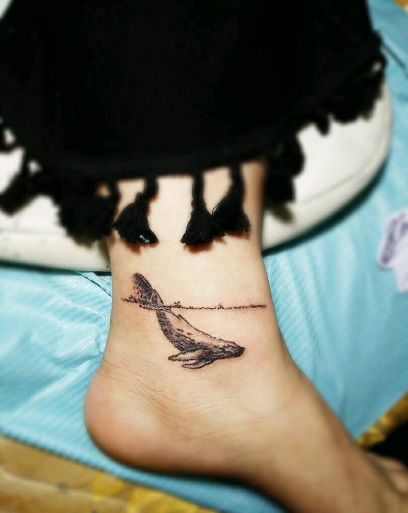 清新点刺纹身图片