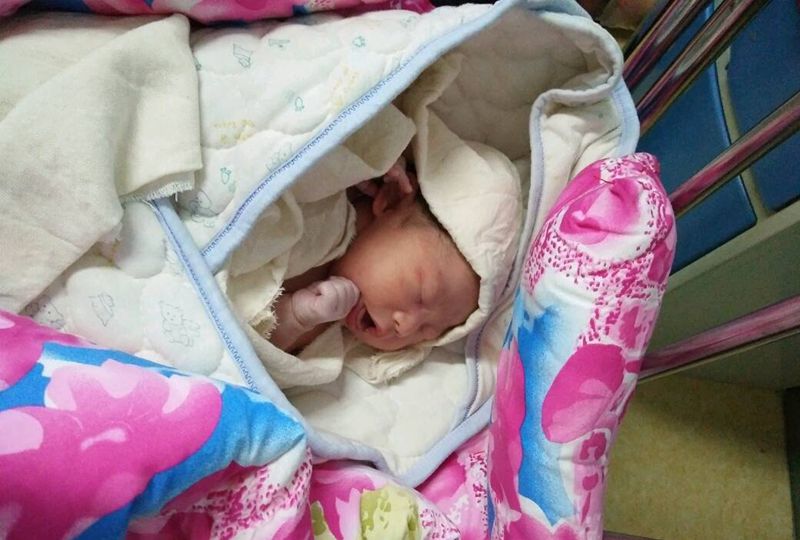 想要的女儿来了，（好）字有了纹身图片