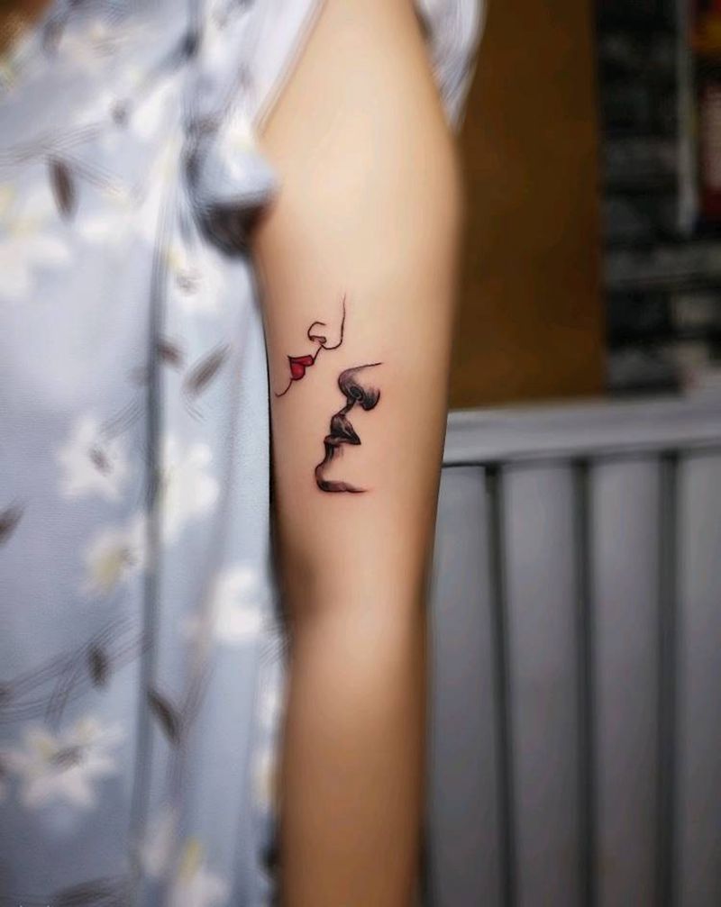 清新纹身图片_手臂清新成品纹身图案