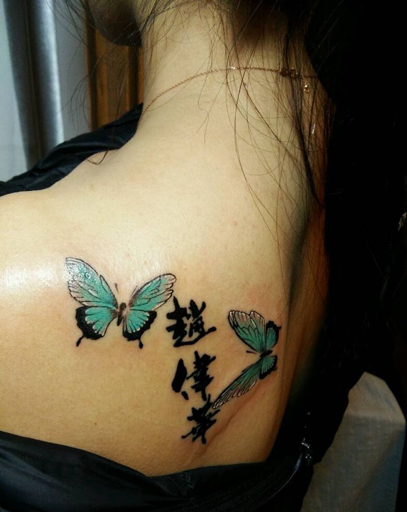 蝴蝶纹身图片