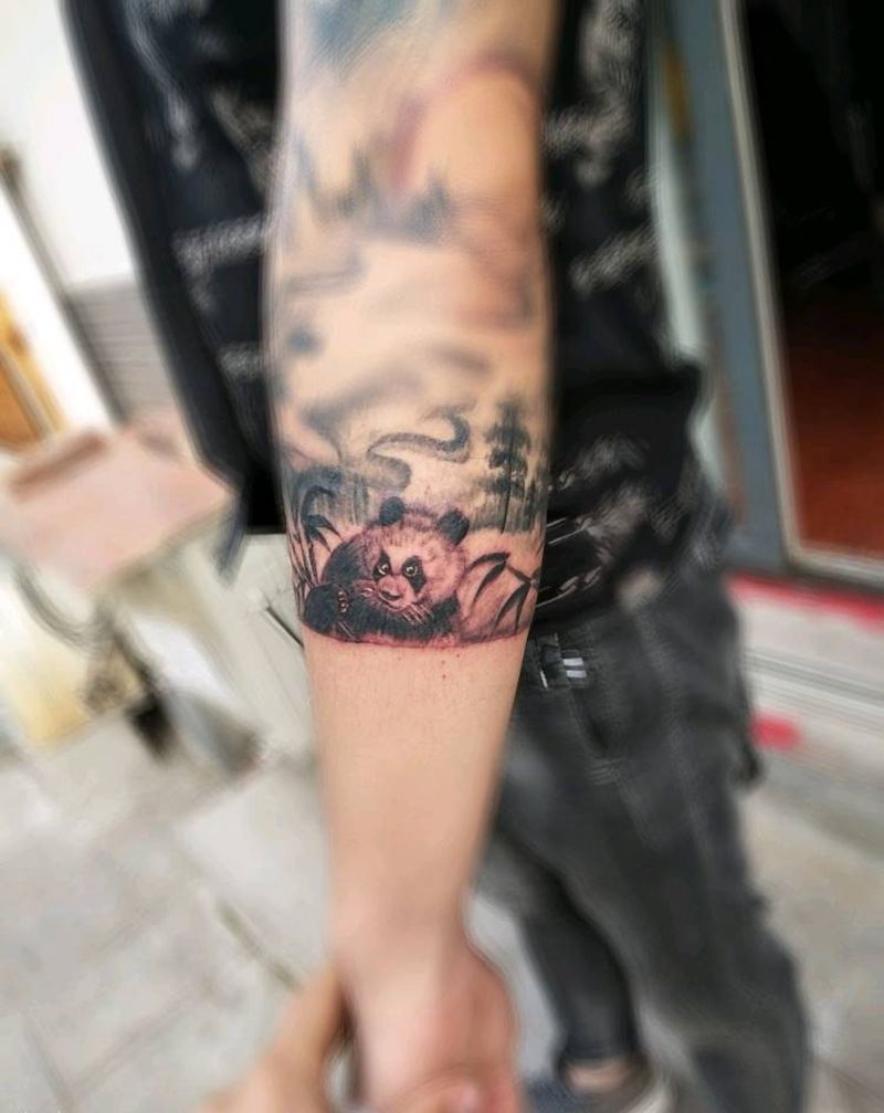 设计添加七分袖袖口纹身图片_手臂传统原创成品纹身图案