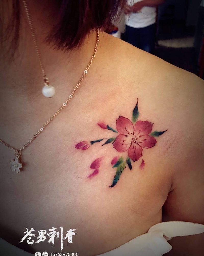 小清新纹身图片_成品传统纹身图案