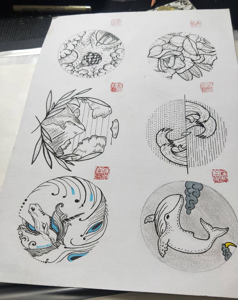 6种小清新纹身图片