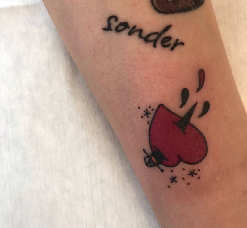 ❤️纹身图片_手臂New SchoolOld School纹身图案