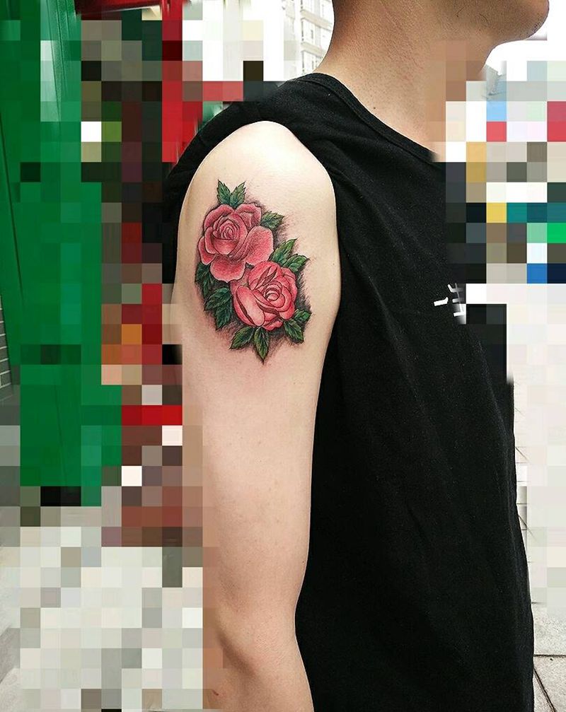 小花花纹身图片