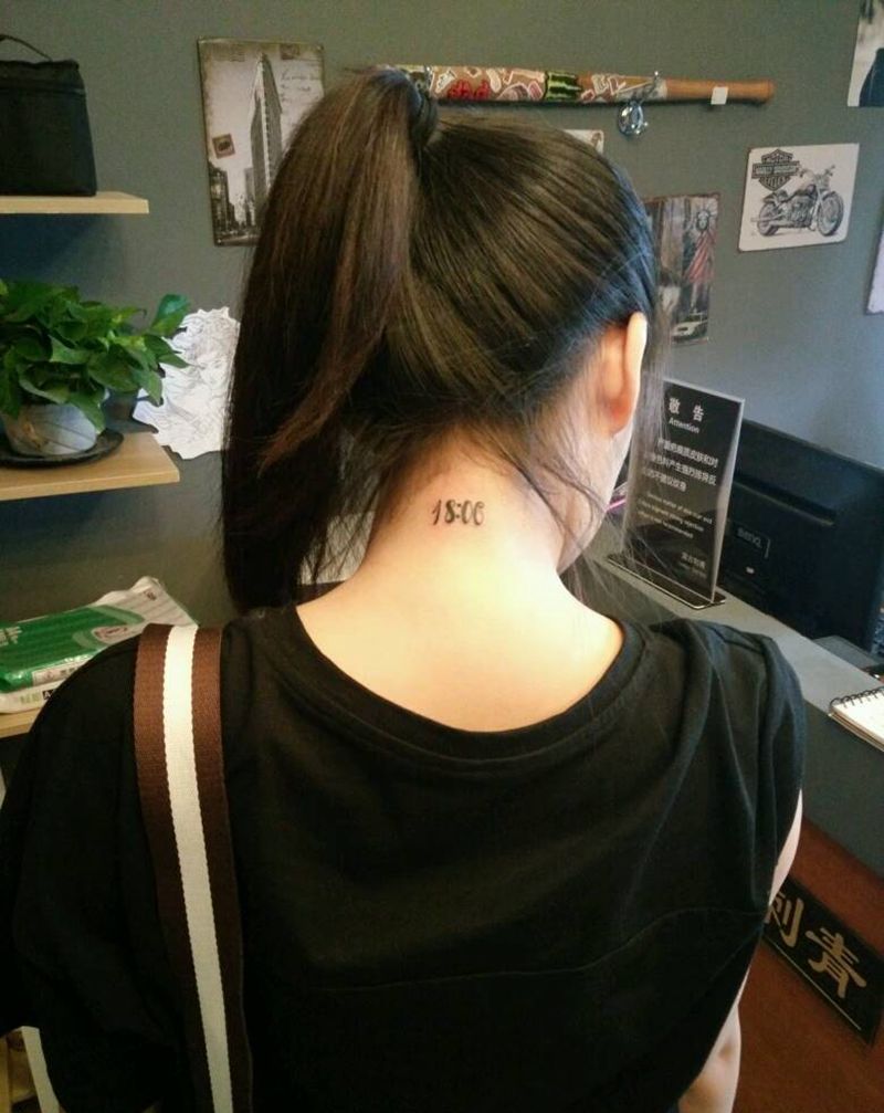 意义数字纹身图片