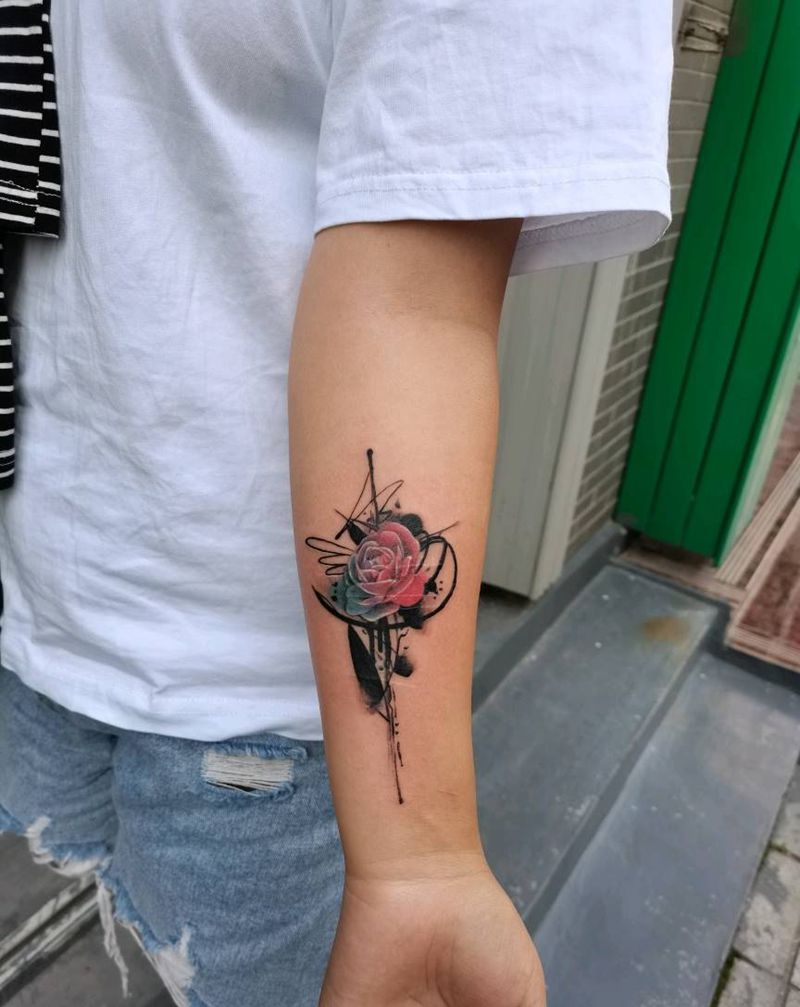 遮盖疤痕纹身图片_手臂纹身图案