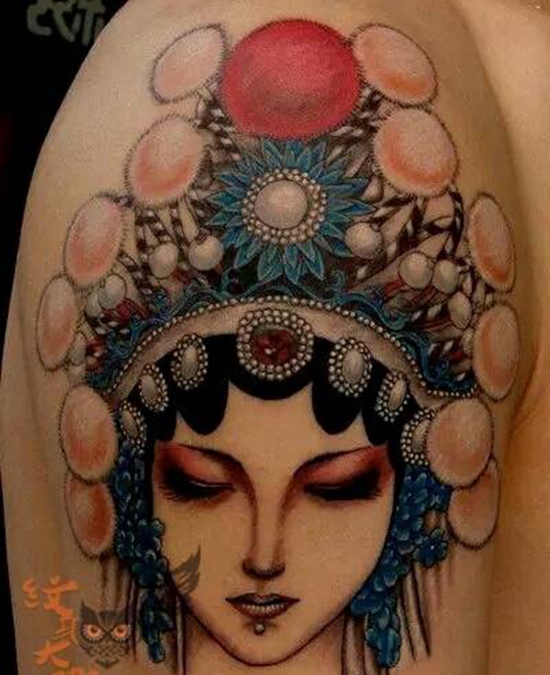 喜欢，吗，纹身图片