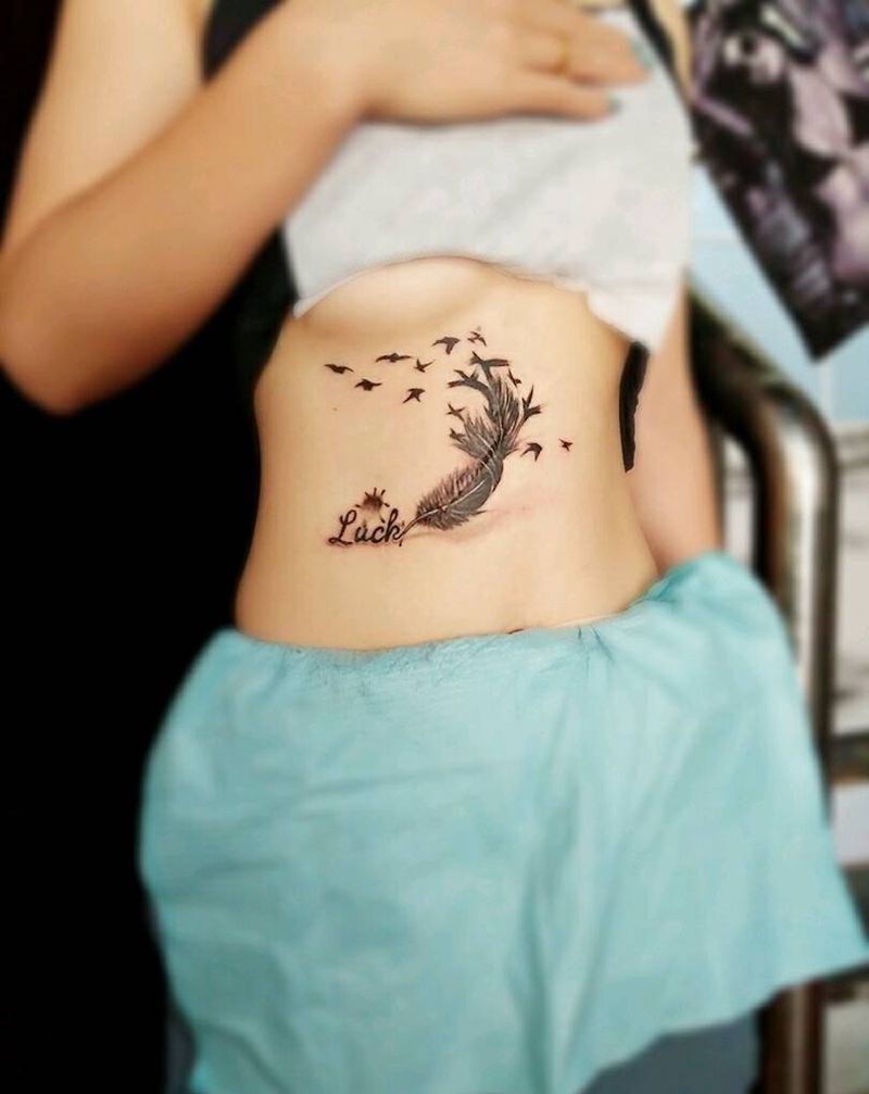 疤痕遮盖纹身图片