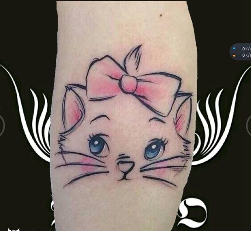 小猫纹身图片