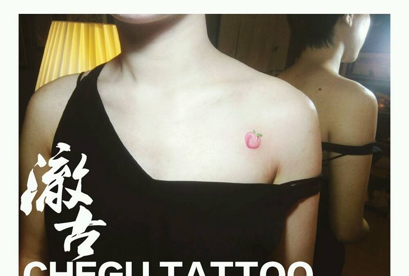 水蜜桃纹身图片