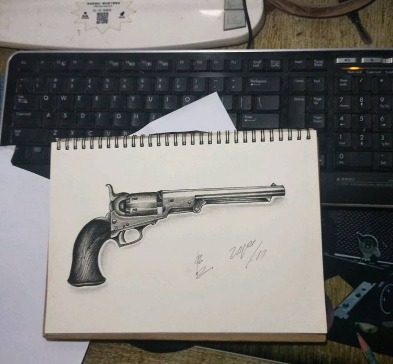 左轮纹身图片_手臂腿部纹身图案