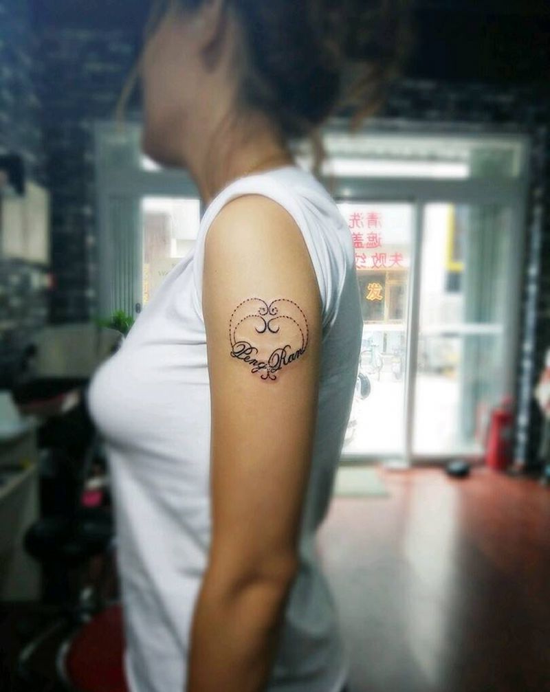 设计的小英文纹身图片