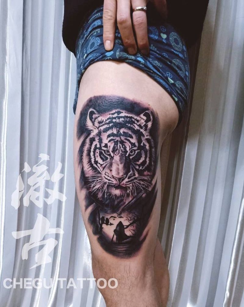 欧美写实纹身图片