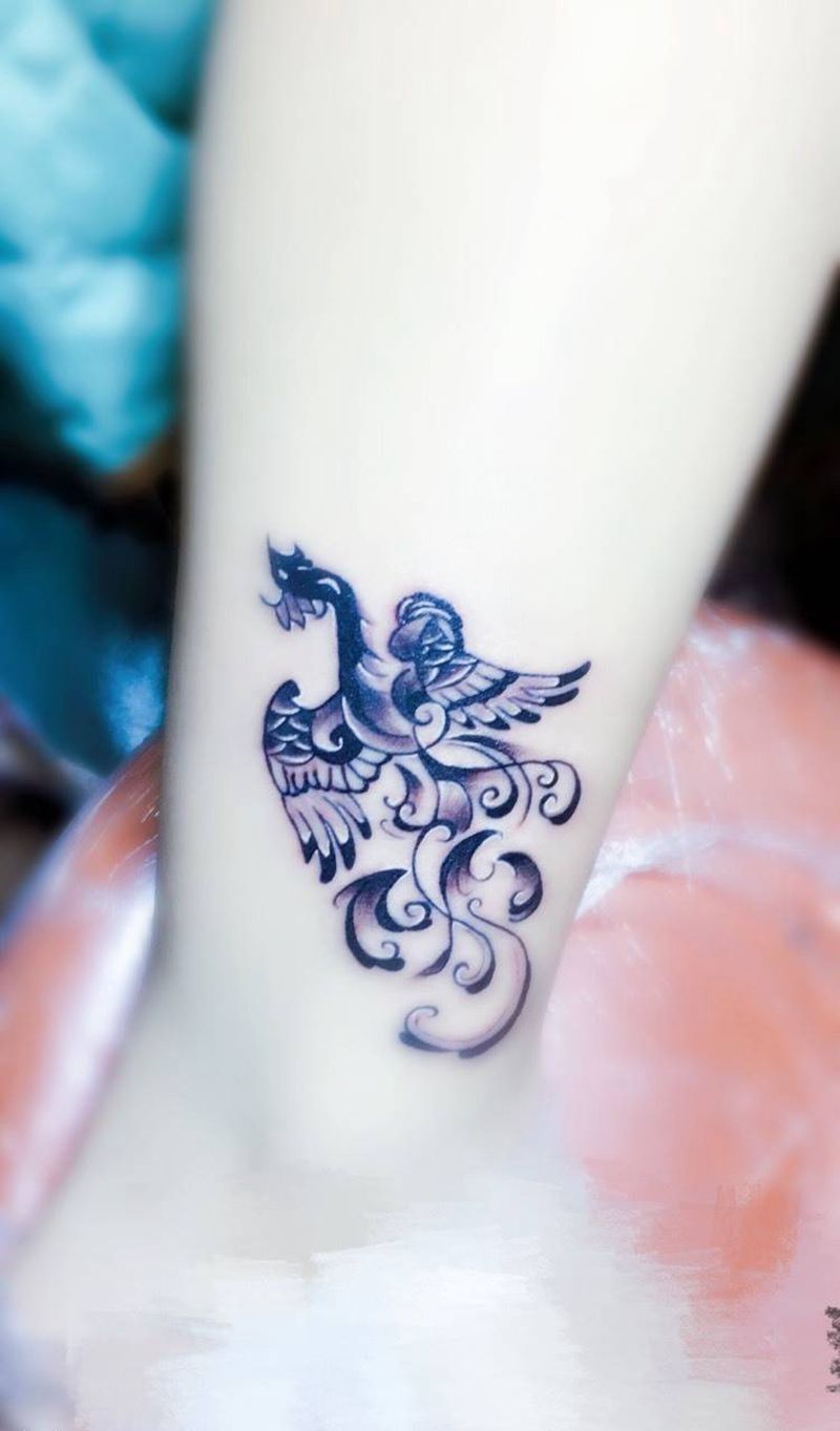 凤凰纹身图片
