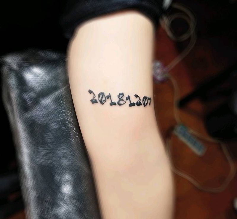 罗马数字纹身图片