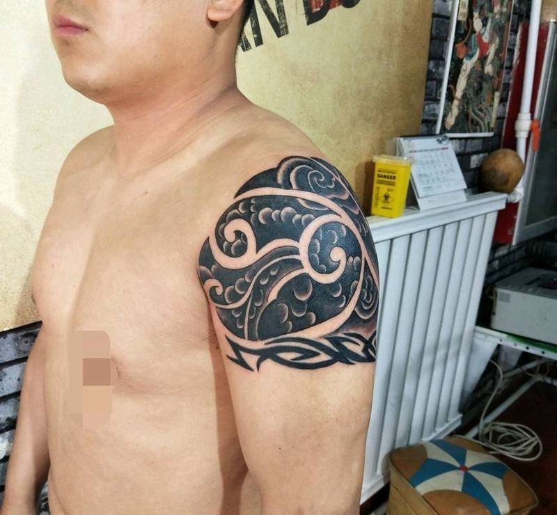 修改后纹身图片_手臂图腾纹身图案