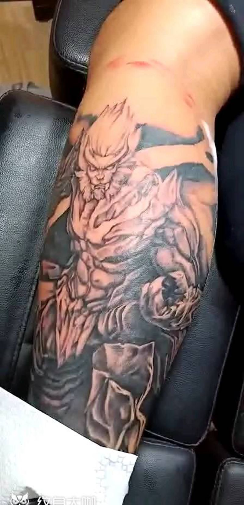 地狱火未完成纹身图片