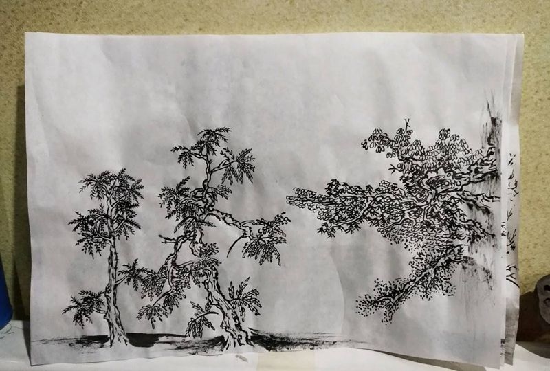 水墨练习纹身图片_手稿纹身图案