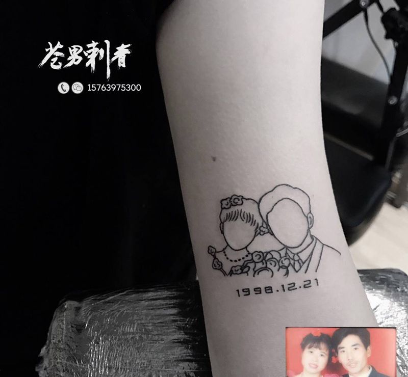 有纪念意义的纹身纹身图片_成品纹身图案