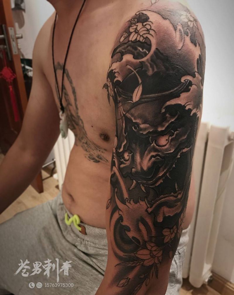 般若纹身图片