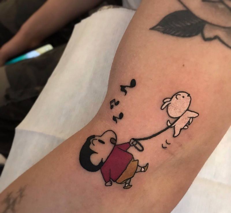 少年王者纹身图片_手臂纹身图案