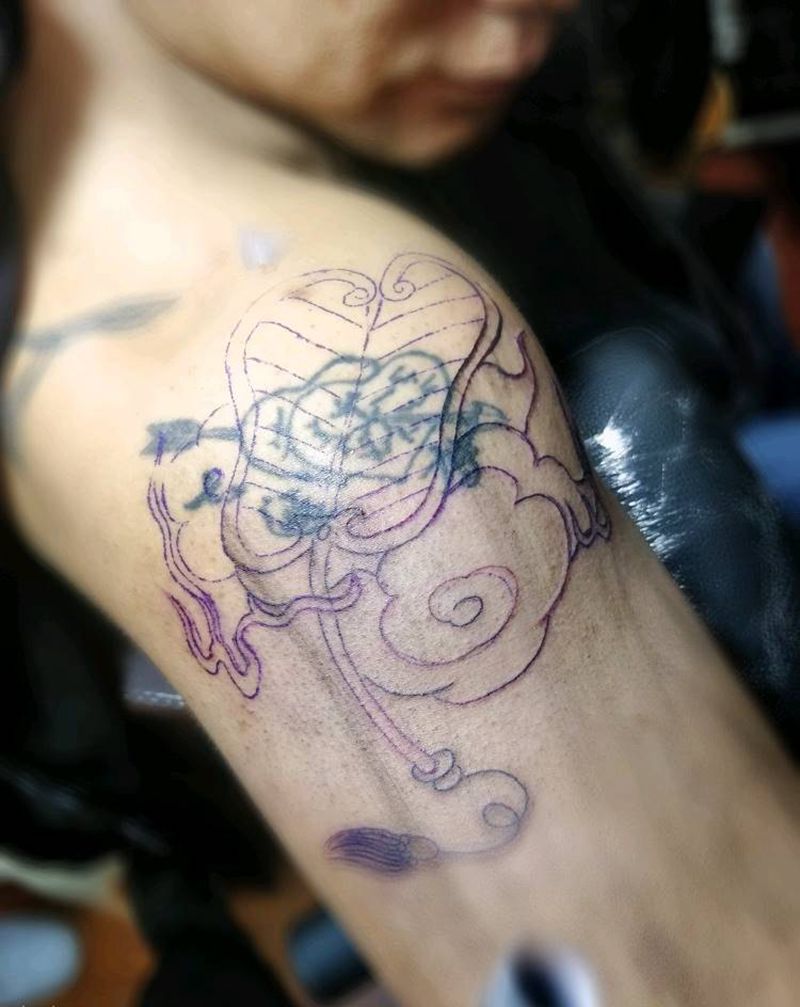 遮盖后纹身图片