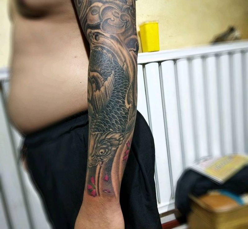 花臂纹身图片_手臂纹身图案