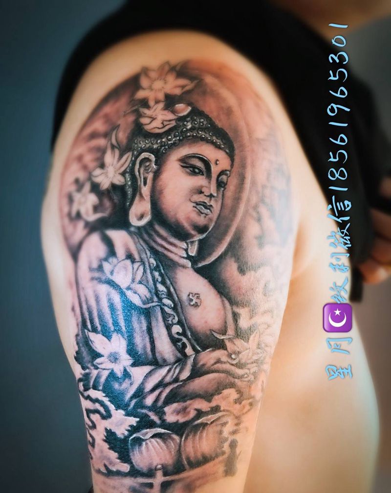 大日如来纹身图片