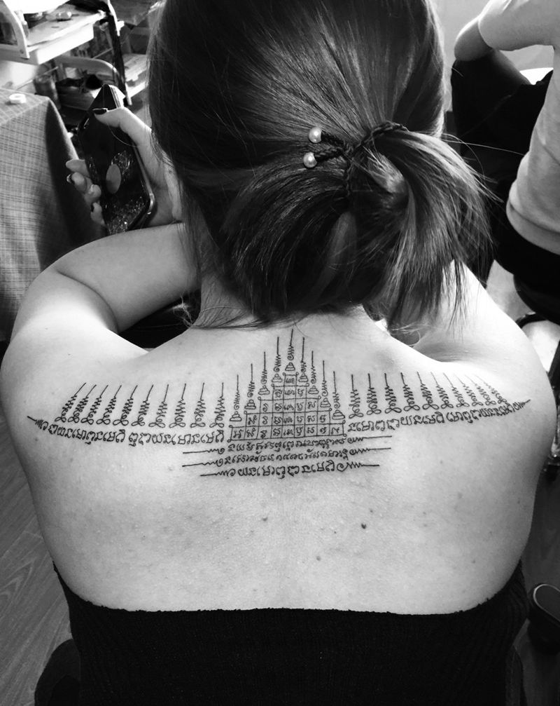 二十九层塔纹身图片