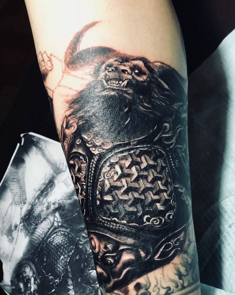 平天大圣（未完成）纹身图片