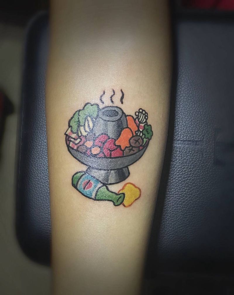 爱吃火锅的女孩