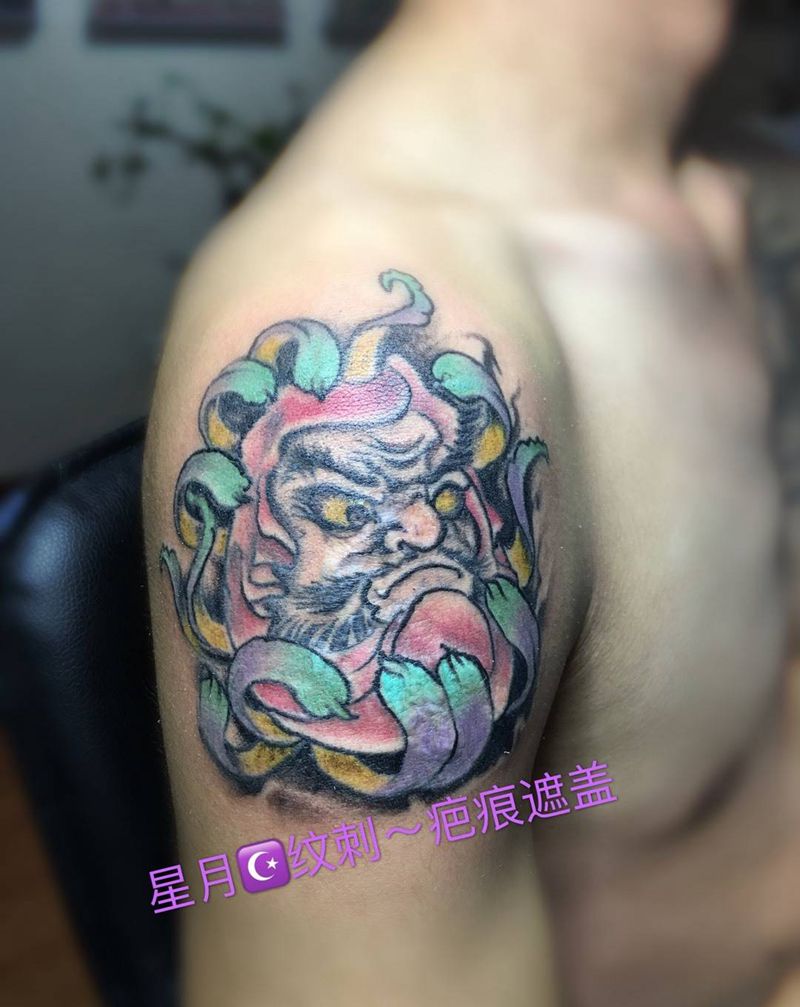 疤痕遮盖纹身图片