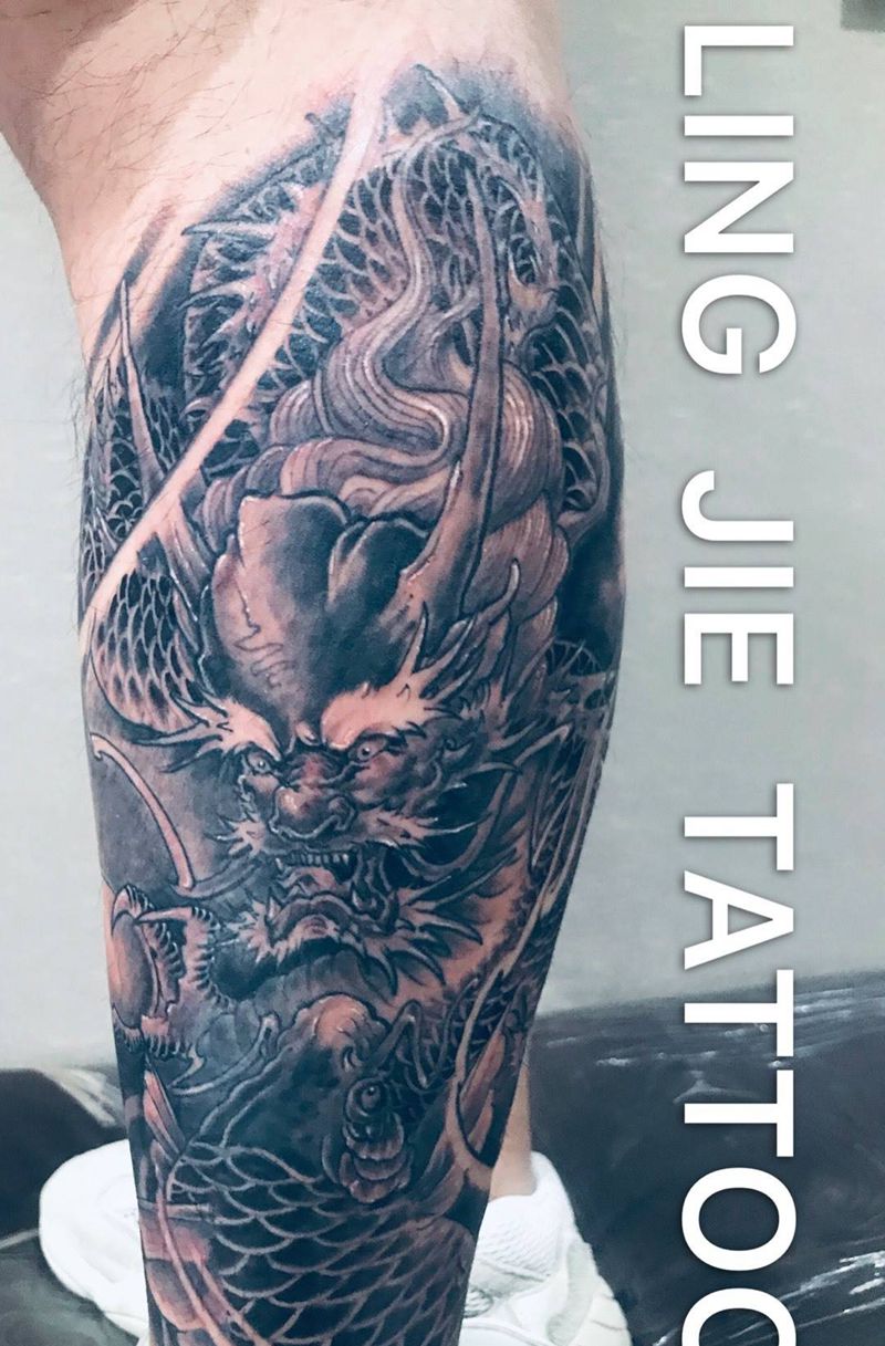 龙纹身图片