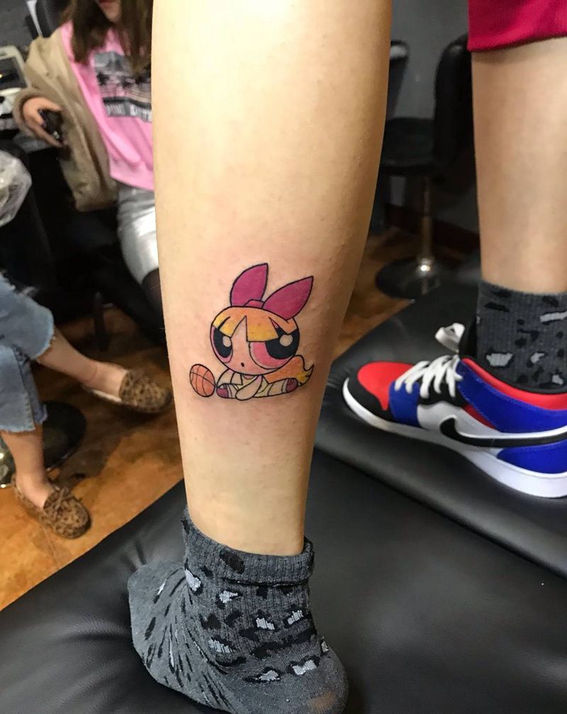 飞天小女警纹身图片