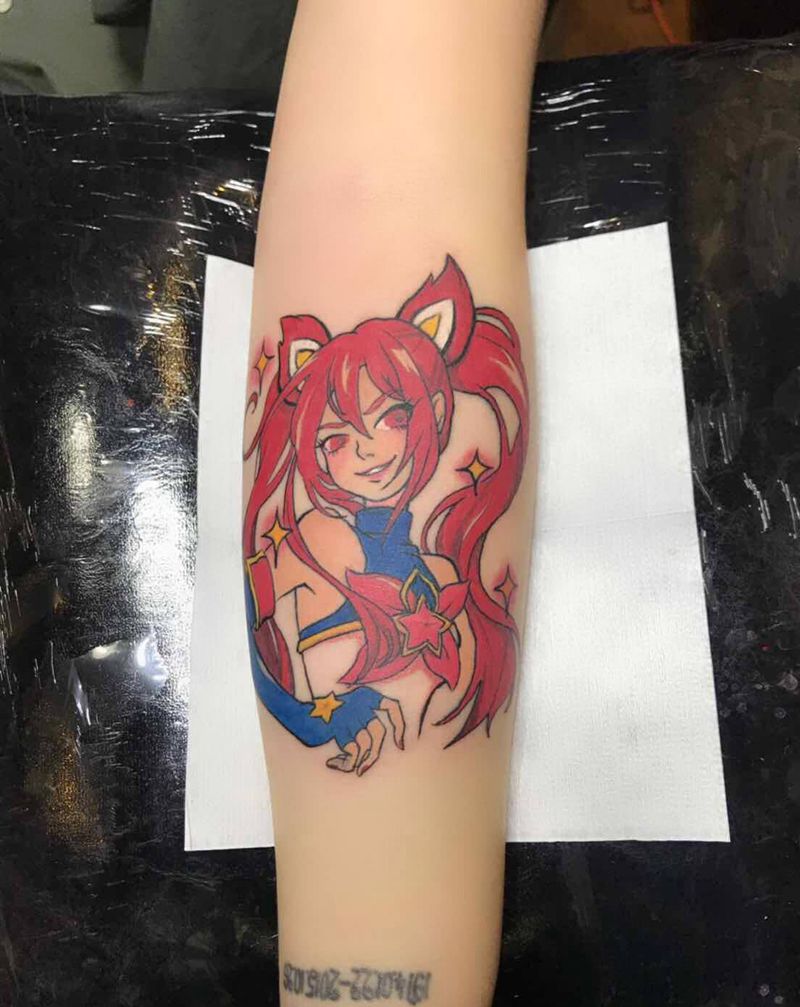 金克丝纹身图片_New School纹身图案