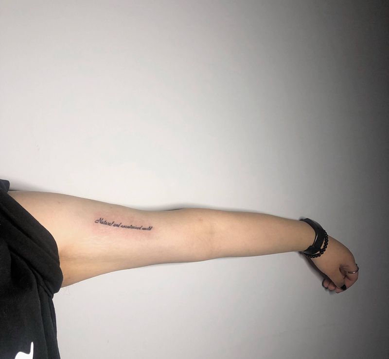 英文纹身图片_手臂纹身图案