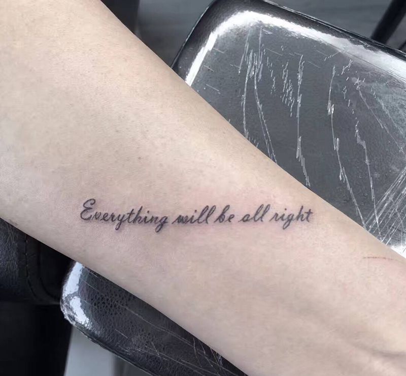 英文纹身图片_手臂纹身图案