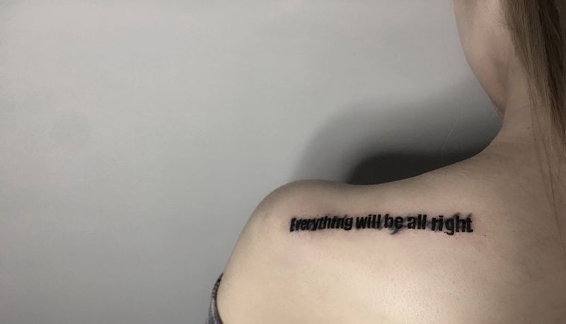 遮盖纹身图片_肩部纹身图案